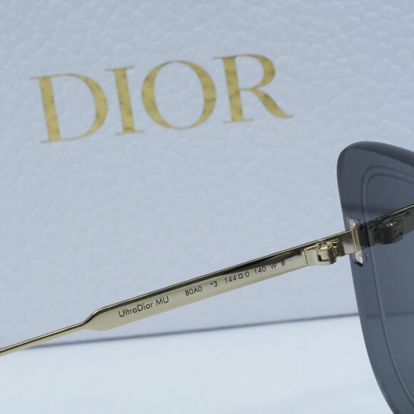 Final Price! Dior ULTRADIOR MU B0A0 Gold /Grey Sunglasses - Picture 8 of 11
